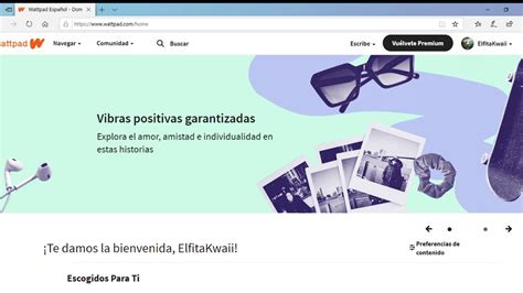 wattpad iniciar.